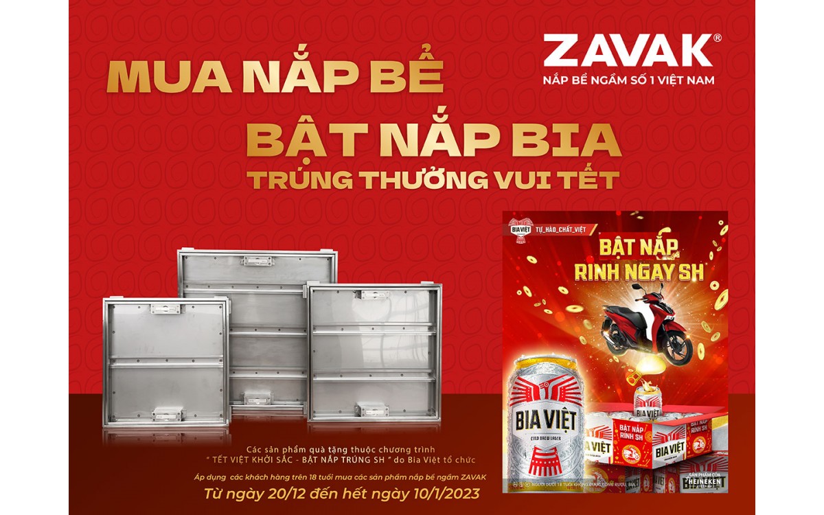 Chương trình Khuyến mại “Mua Nắp bể – Bật Nắp bia Trúng thưởng Vui Tết”